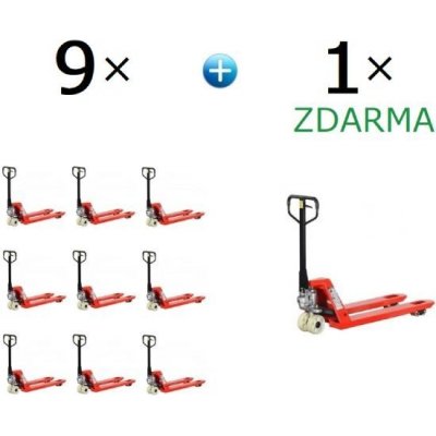 Deltalift 9x paletový vozík DB2m + 1x DB2m – HobbyKompas.cz