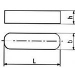 pero 14x9x40 1.4571 NEREZ těsné DIN 6885A – Sleviste.cz