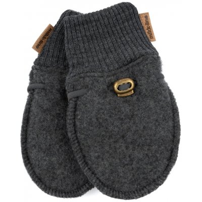 Mikk Line Vlněnémerinorukavice-béžovéMelangeOffwhite Šedá – Zboží Dáma