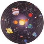 Bigjigs Toys Kulaté podlahové puzzle Sluneční soustava 50 dílků – Zboží Dáma