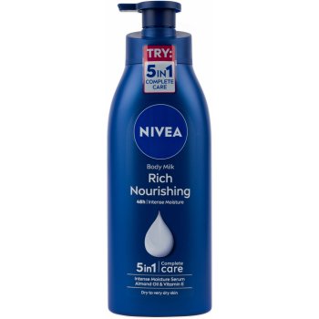 Nivea Body Milk výživné tělové mléko velmi suchá pokožka 400 ml