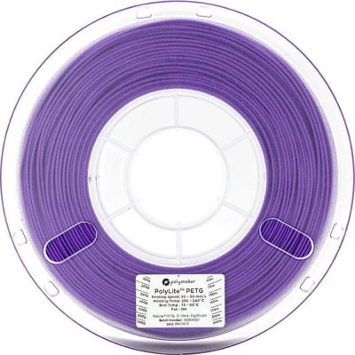 Polymaker PolyLite PETG Purple, 1,75 mm, 1 kg – Zboží Živě