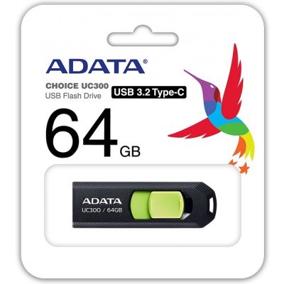 ADATA UC300 64GB ACHO-UC300-64G-RBK/GN – Zbozi.Blesk.cz