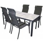 Doppler BERGAMO MIAMI šedé hliníková sedací souprava 4+1 – Zboží Dáma