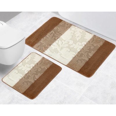 Bellatex Bany orion bílá béžová hnědá 60x100 cm – Zbozi.Blesk.cz