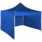 Expodum Nůžkový stan 3x3m hliníkový Modrá 3 boční plachty – Sleviste.cz