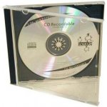 Box na 1 ks CD, průhledný, černý tray, Logo, 10,4 mm, 2-pack, DOPRODEJ – Zboží Živě