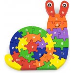 Viga puzzle Šnek s abecedou – Zboží Dáma