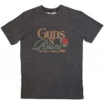 Guns N' Roses tričko California 1985 Stone Wash Charcoal Grey – Hledejceny.cz
