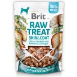 Brit Raw Treat Dog Skin & Coat Fish & Chicken 40 g – Zboží Dáma
