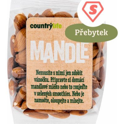 Country Life Mandle Bio 100 g – Zboží Mobilmania