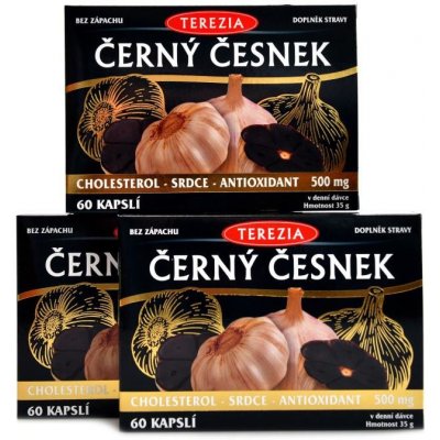 Terezia Černý česnek 3 x 60 kapslí – Hledejceny.cz