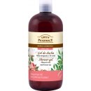 Green Pharmacy Body Care Muscat Rose & Green Tea sprchový gel 0% Parabens Silicones PEG 500 ml