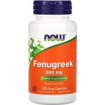 Now Foods Foods Fenugreek Pískavice řecké seno 500 mg 100 rostlinných kapslí – Hledejceny.cz