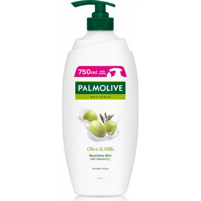 Palmolive Naturals Olive & Milk sprchový krém s pumpičkou 750 ml – Sleviste.cz