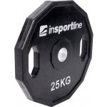 inSPORTline Ruberton Pogumovaný olympijský kotouč 25 kg 50mm – Zboží Dáma