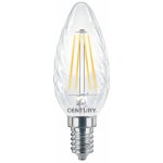 Century LED FILAMENT SVÍČKA TWIST ČIRÁ 4W E14 4000K 470Lm 360d 35x98mm IP20 CEN INTOR-041440 Teplá bílá Čirá – Hledejceny.cz