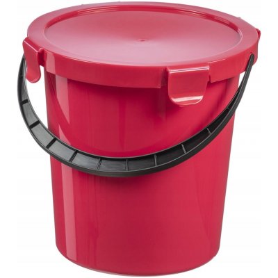 Plast Team kbelík s víkem 5 l červený – Hledejceny.cz