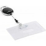 Durable Držák jmenovek Style, černá, výsuvný, patent, držák na 1 kartu, DURABLE 890701 146083 – Sleviste.cz