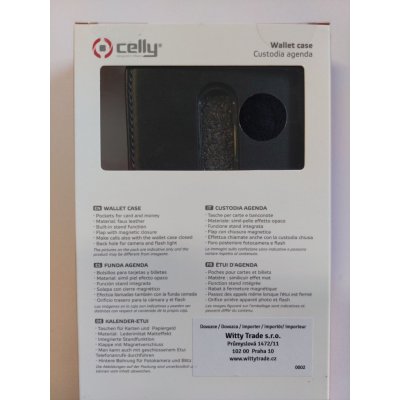Pouzdro CELLY Wally Sony Xperia 1, černé – Zboží Mobilmania
