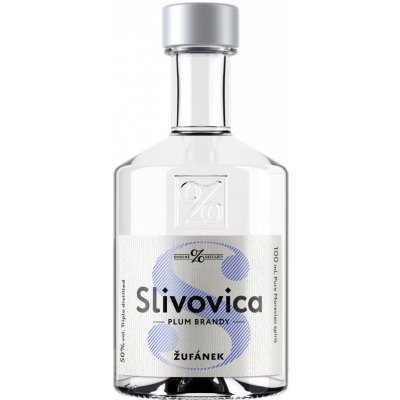 Žufánek Slivovice 50% 0,1 l (holá láhev) – Zboží Mobilmania