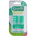 GUM Soft-Picks Regular masážní mezizubní kartáčky s fluoridy ISO 1 40 ks – Hledejceny.cz