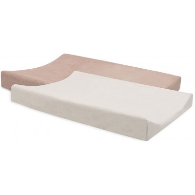JOLLEIN Potah na podložku 2 ks froté Wild Rose/Ivory 50 x 70 – Sleviste.cz
