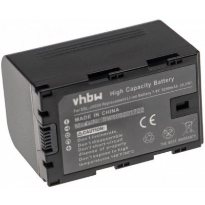 VHBW SSL-JVC50 5200 mAh
