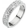 Prsteny Evolution Group Stříbrný prsten s krystaly Preciosa bílý 35001.1 white