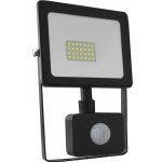 ACA Lighting LED venkovní reflektor Q 20W/230V/6000K/1760Lm/110°/IP66, pohybový senzor, černý – Hledejceny.cz