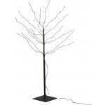 J-Line by Jolipa Dekorace černý svítící stromeček Tree Bare Led M - Ø 80*100 cm - J-Line by Jolipa – Hledejceny.cz