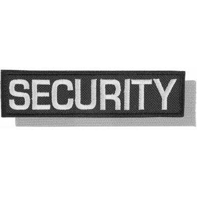 Nášivka: SECURITY [malá] černá | bílá – Sleviste.cz