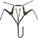 SUPREME Poprsník pětibodový hnědý – Zboží Dáma