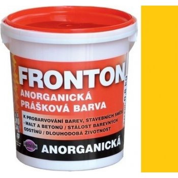Fronton Speciál prášková barva Žlutá pro venkovní a vnitřní použití 800 g