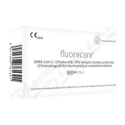 SHENZHEN MICROPROFIT BIOTECH Fluorecare SARS-CoV-2-chřipka A-B-RSV test 1 ks – Zboží Dáma