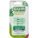 GUM Soft-Picks Regular masážní mezizubní kartáčky s fluoridy ISO 1 40 ks – Hledejceny.cz