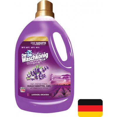 Waschkönig Universal Lavendel Kroatien XXL Gel na praní bílého a barevného prádla 110 PD – Sleviste.cz