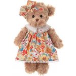 HELENA Sommerlay medvěd v květovaných šatech s mašlí Bukowski Design 35 cm – Zboží Mobilmania