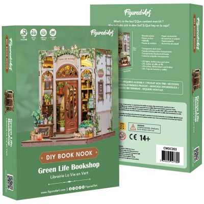Figured ART Book Nook sada Knihkupectví s květinami – Hledejceny.cz