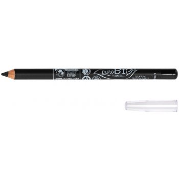 puroBIO cosmetics Dlouhotrvající tužka na oči, černá 1,3 g