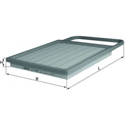 Vzduchový filtr MAHLE LX 1475 – Hledejceny.cz