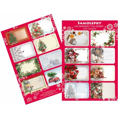 ARGUS Samolepky na dárky 10021009 – Zboží Dáma
