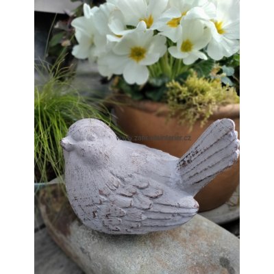 Gehlmann Dekorace ptáček betonový 12 cm varianta: A – Sleviste.cz