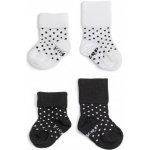 KipKep ponožky Stay On 2 Pack Black n White Striped – Hledejceny.cz