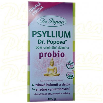 Dr.Popov Vláknina Psyllium PROBIO 185 g – Hledejceny.cz