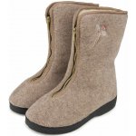 Vlnka dámské důchodky z ovčí vlny na zip béžová – Zboží Dáma