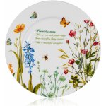 Banquet keramický dezertní talíř MEADOW 19 cm bílá – Zboží Dáma
