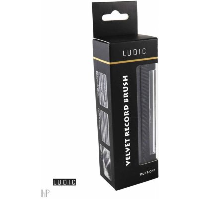 Ludic Velvet RECORD Cleaning Brush: Velmi jemný semišový kartáč a kartáček na hrot přenoseky – Zboží Živě