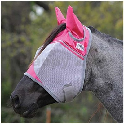 CASHEL Crusader Maska Fly Mask with Ears Pink – Zboží Dáma