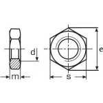 matice M8 ZINEK /4/ nízká DIN 439B – Sleviste.cz